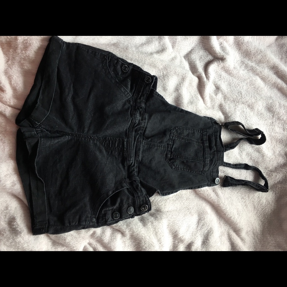 Black short overall